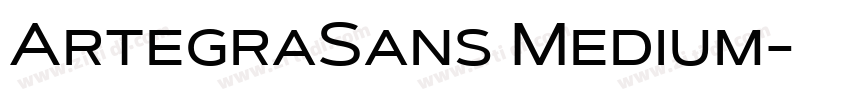 ArtegraSans Medium字体转换